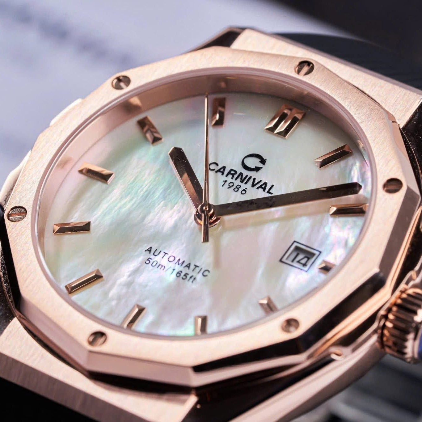 Carnival 8168G Rosegold Xà Cừ Trắng ( 8168G-VH-DCS-TK)