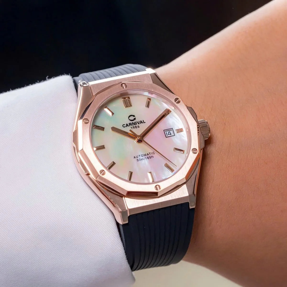 Carnival 8168G Rosegold Xà Cừ Trắng ( 8168G-VH-DCS-TK)