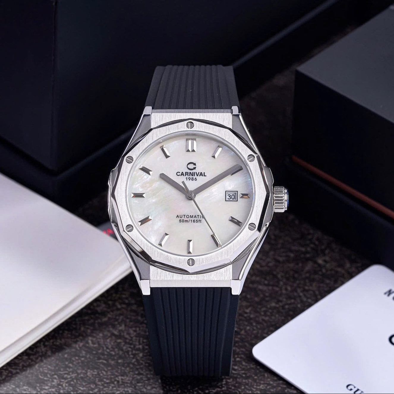 Carnival 8168G Bạc Xà Cừ Trắng ( 8168G-VT-DCS-TK)