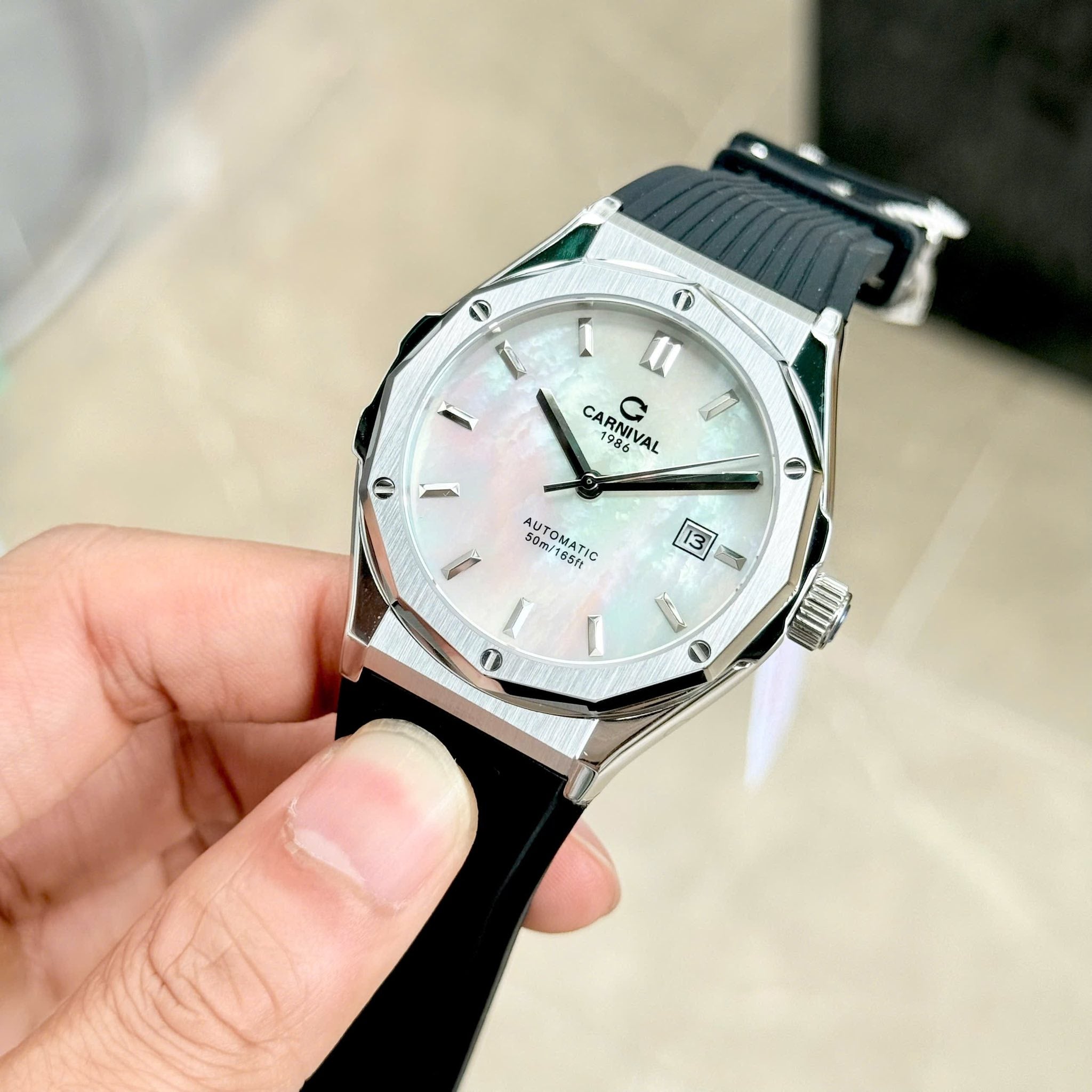 Carnival 8168G Bạc Xà Cừ Trắng ( 8168G-VT-DCS-TK)