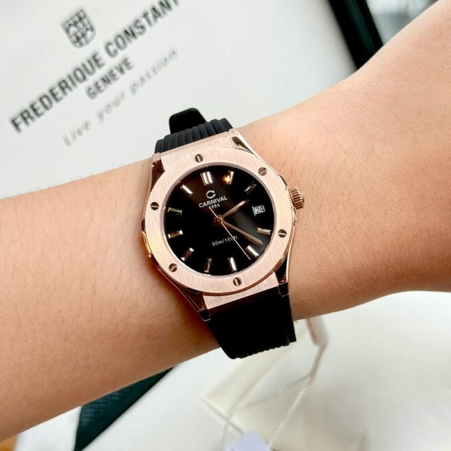 Carnival 8168L Rosegold Đen ( 8168L-VH-DCS-D)