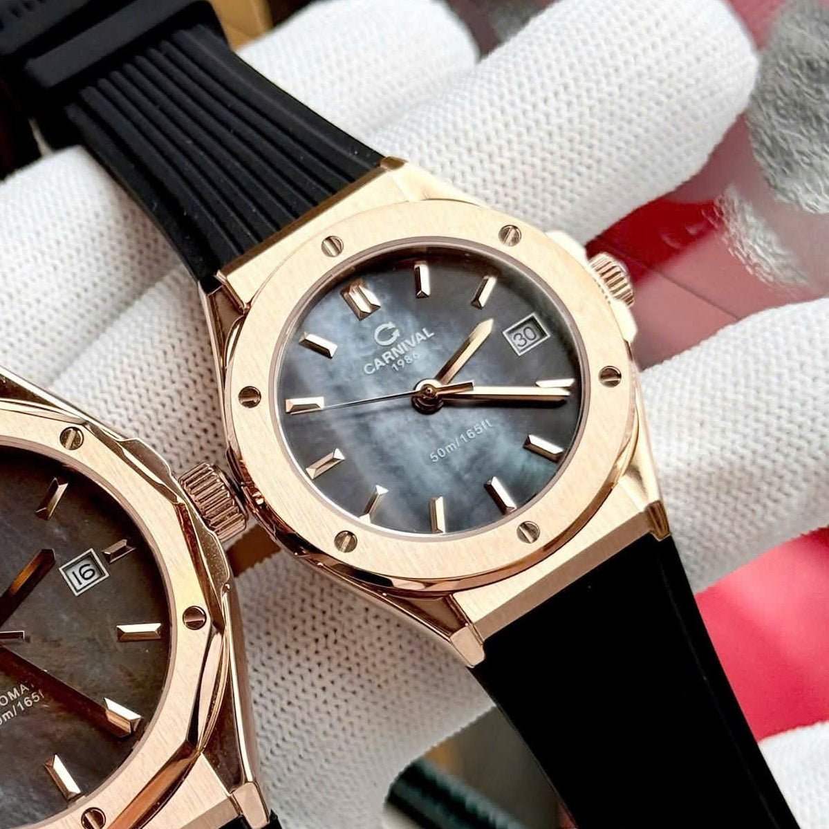 Carnival 8168L Rosegold Xà Cừ Tím ( 8168L-VH-DCS-DK)