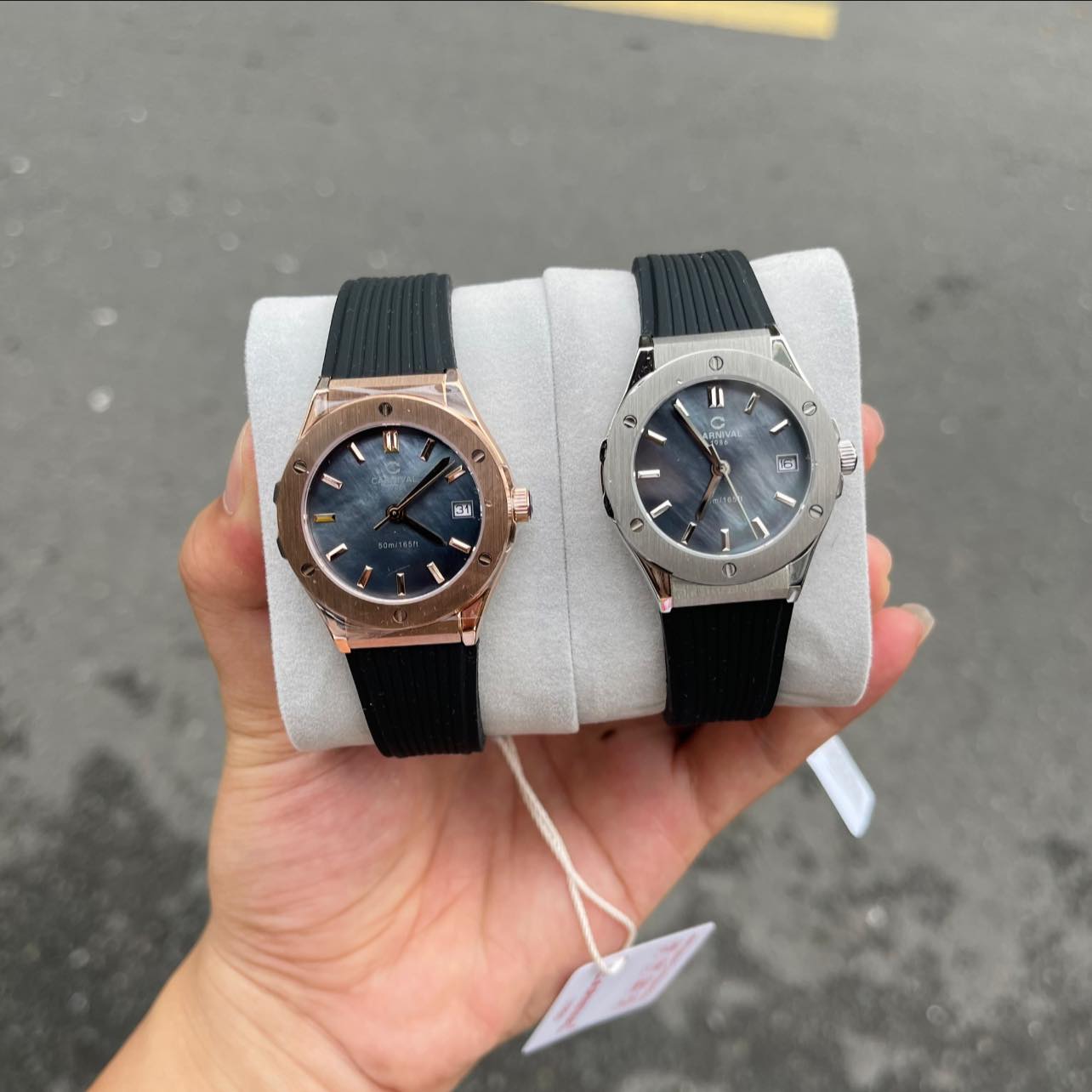 Carnival 8168L Rosegold Xà Cừ Tím ( 8168L-VH-DCS-DK)