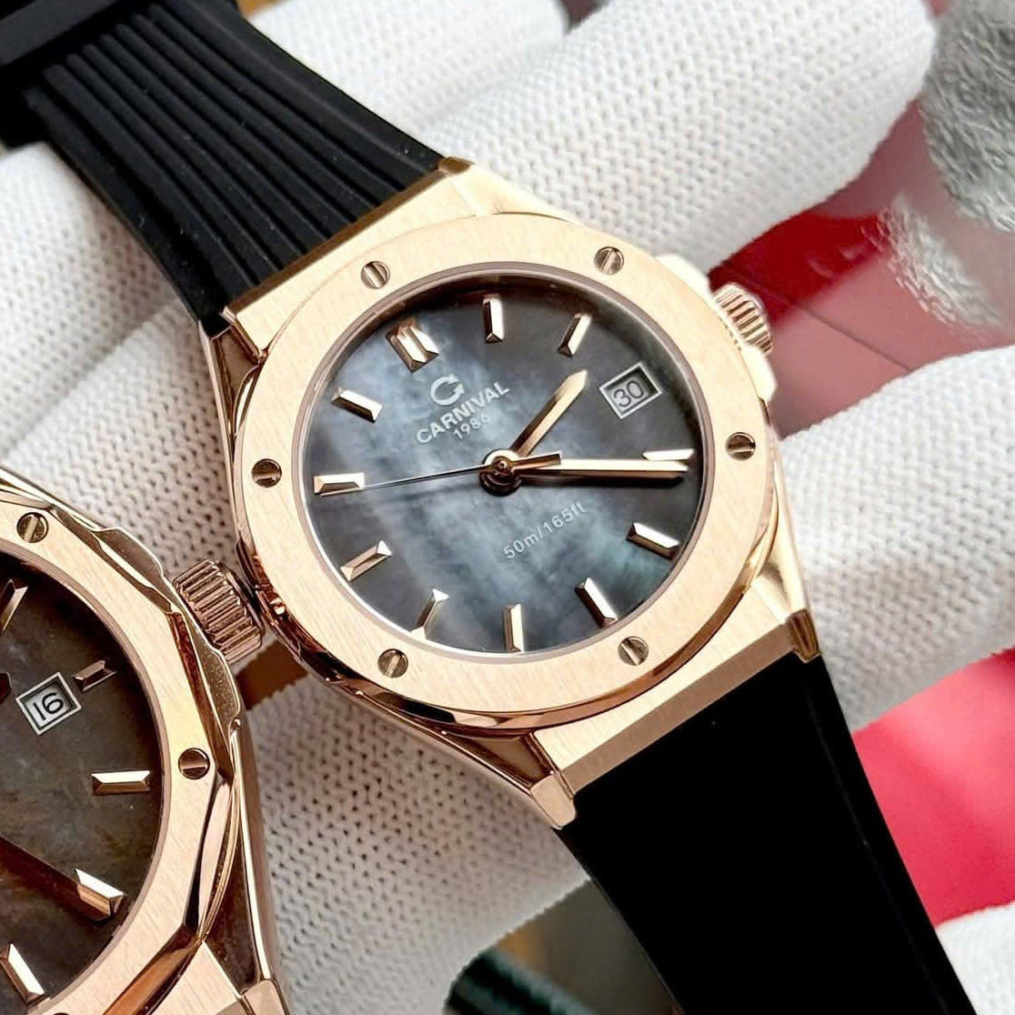 Carnival 8168L Rosegold Xà Cừ Tím ( 8168L-VH-DCS-DK)