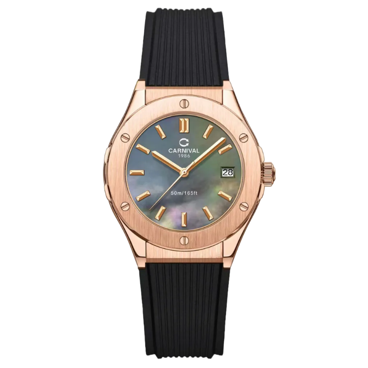 Carnival 8168L Rosegold Xà Cừ Tím ( 8168L-VH-DCS-DK)