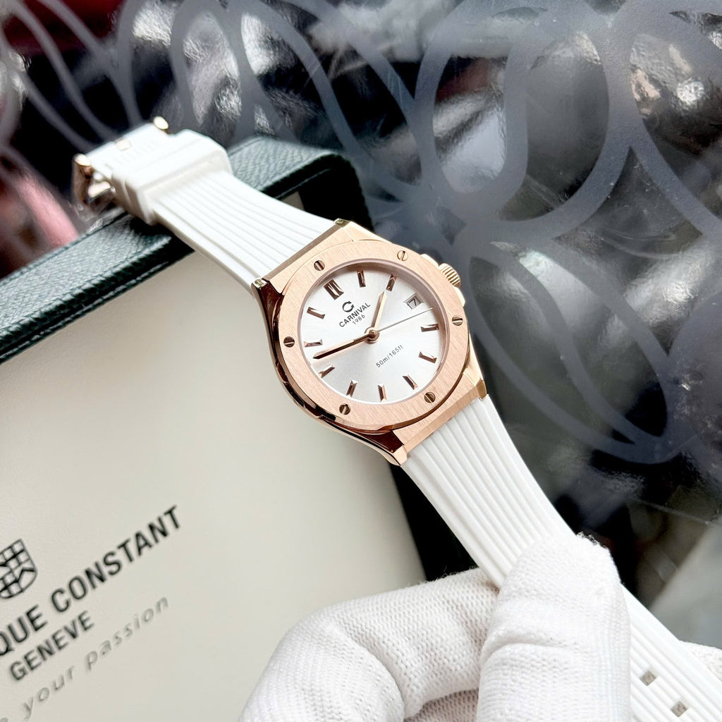 Carnival 8168L Rosegold Trắng v2 ( 8168L-VH-DCS-T1)