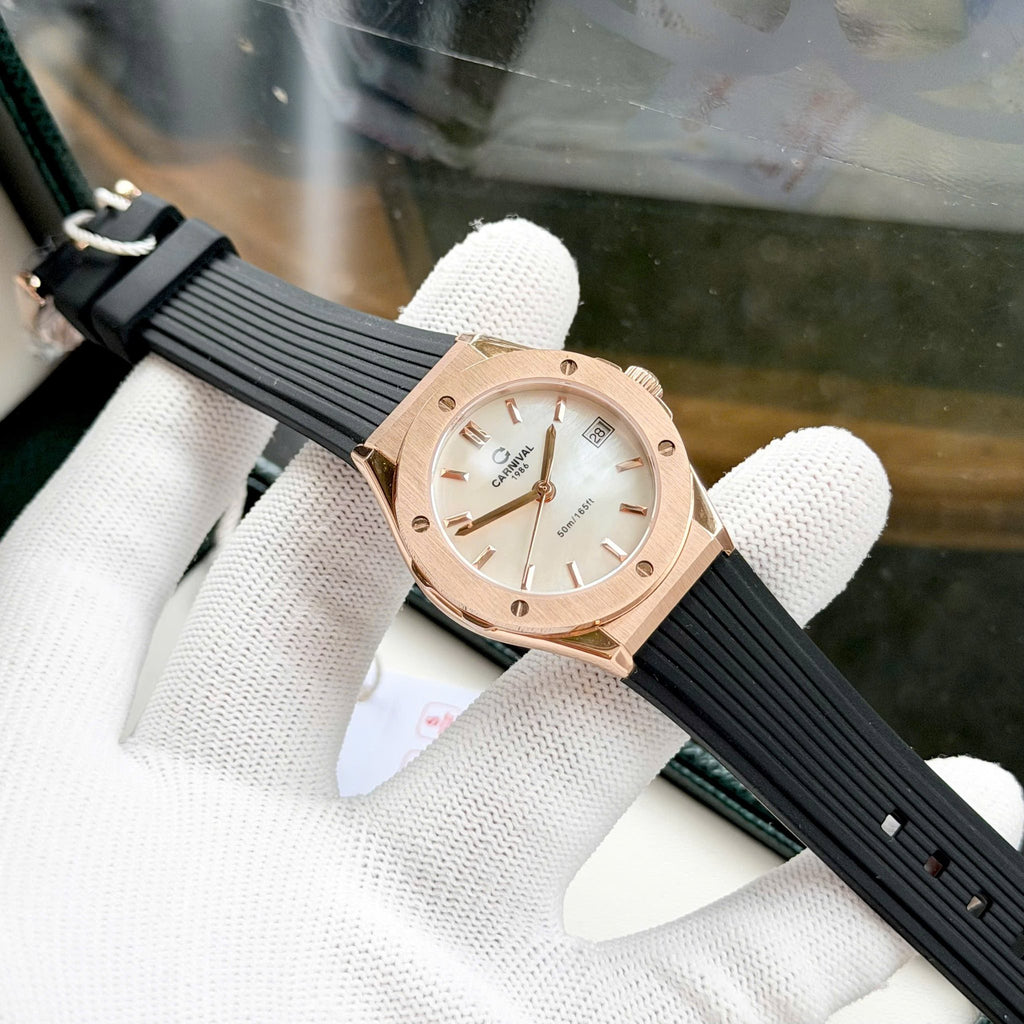 Carnival 8168L Rosegold Xà Cừ Trắng (8168L-VH-DCS-TK)
