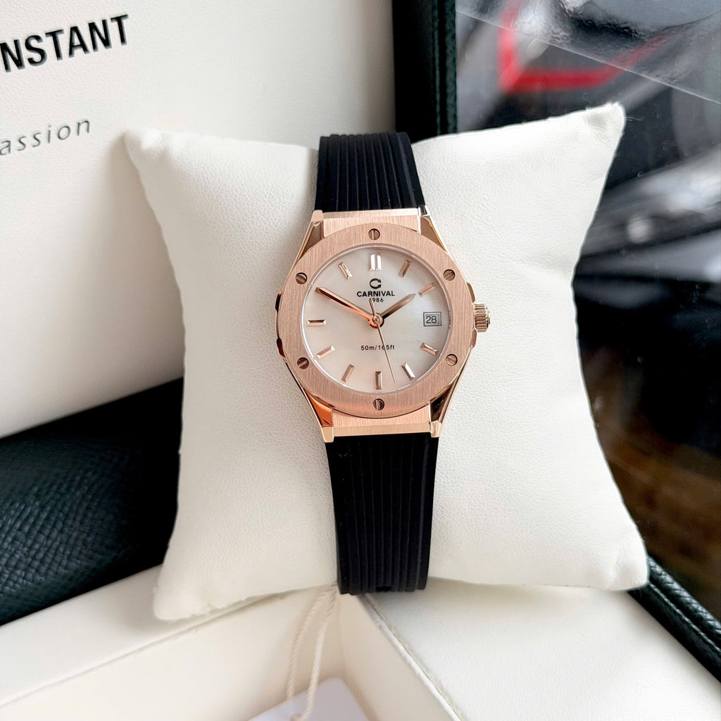 Carnival 8168L Rosegold Xà Cừ Trắng (8168L-VH-DCS-TK)