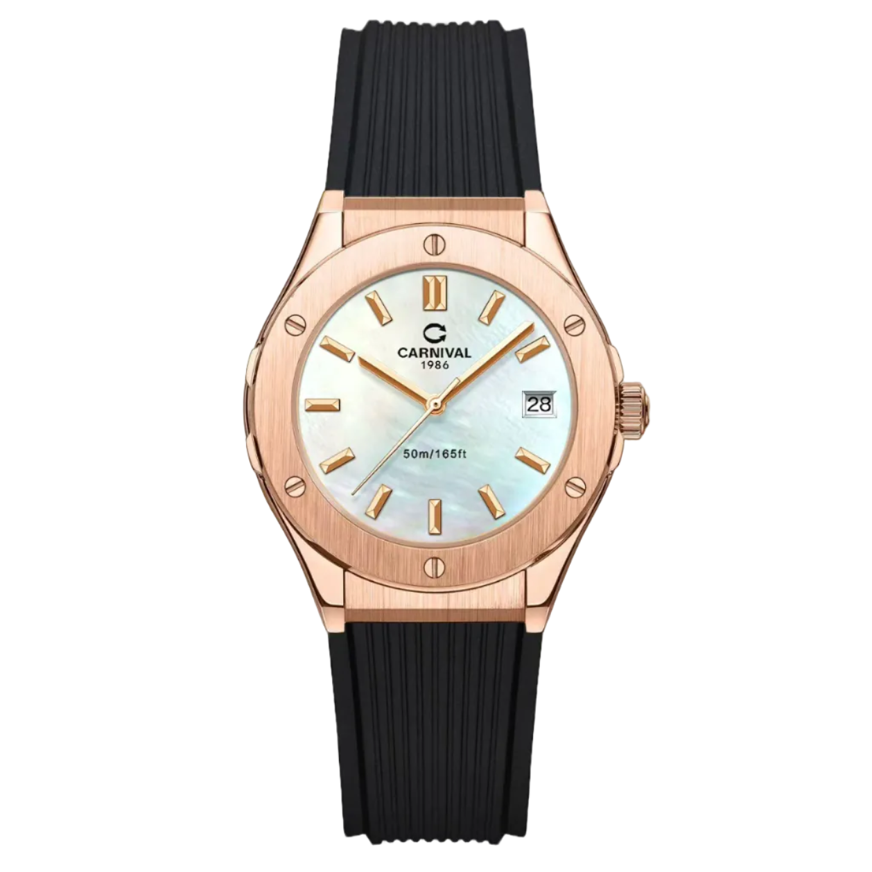 Carnival 8168L Rosegold Xà Cừ Trắng (8168L-VH-DCS-TK)