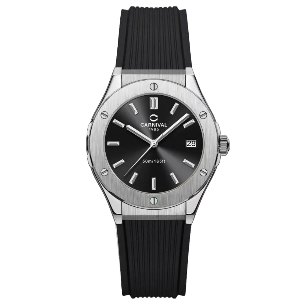 Carnival 8168L Bạc Đen ( 8168L-VT-DCS-D)