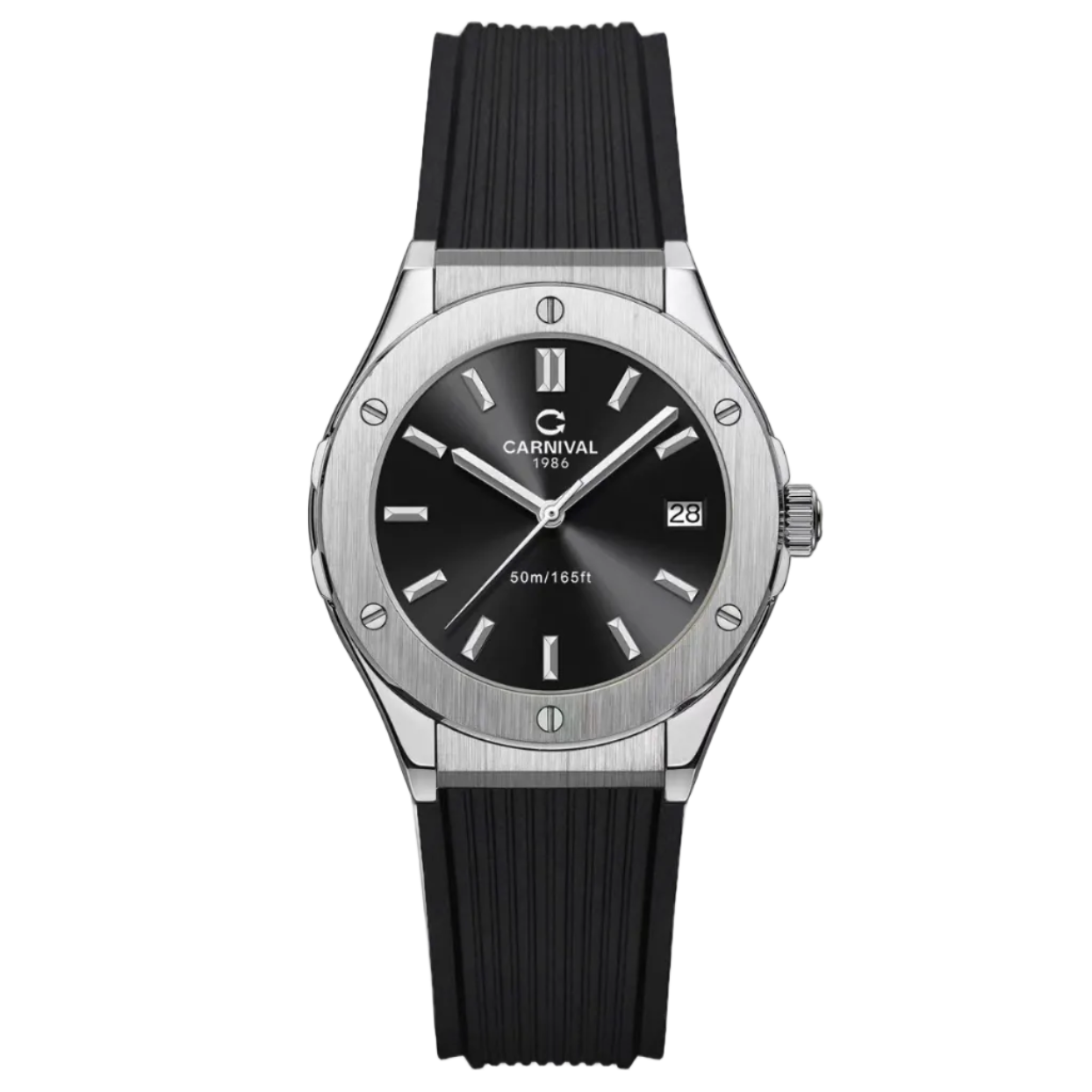 Carnival 8168L Bạc Đen ( 8168L-VT-DCS-D)