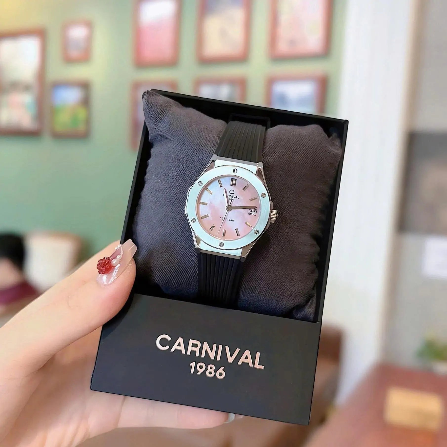 Carnival 8168L Bạc Xà Cừ Hồng ( 8168L-VT-DCS-HK)
