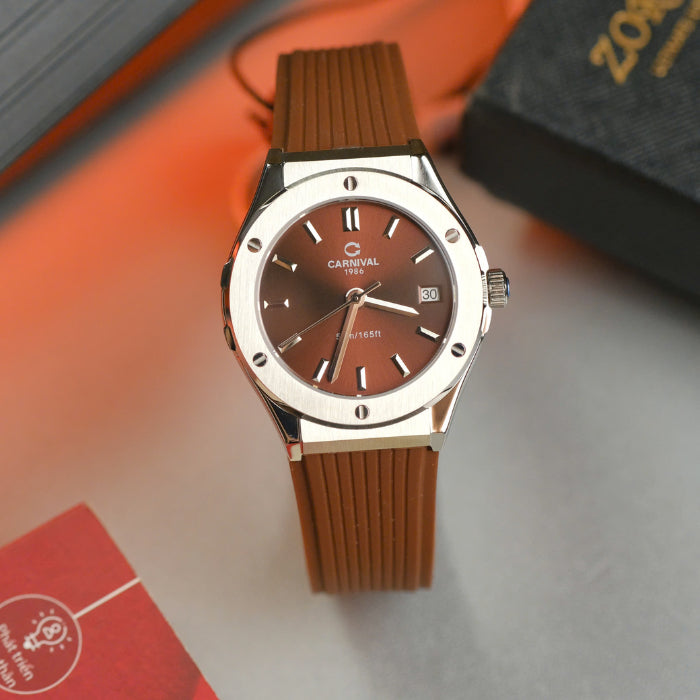 Carnival 8168L Bạc Nâu ( 8168L-VT-DCS-N)