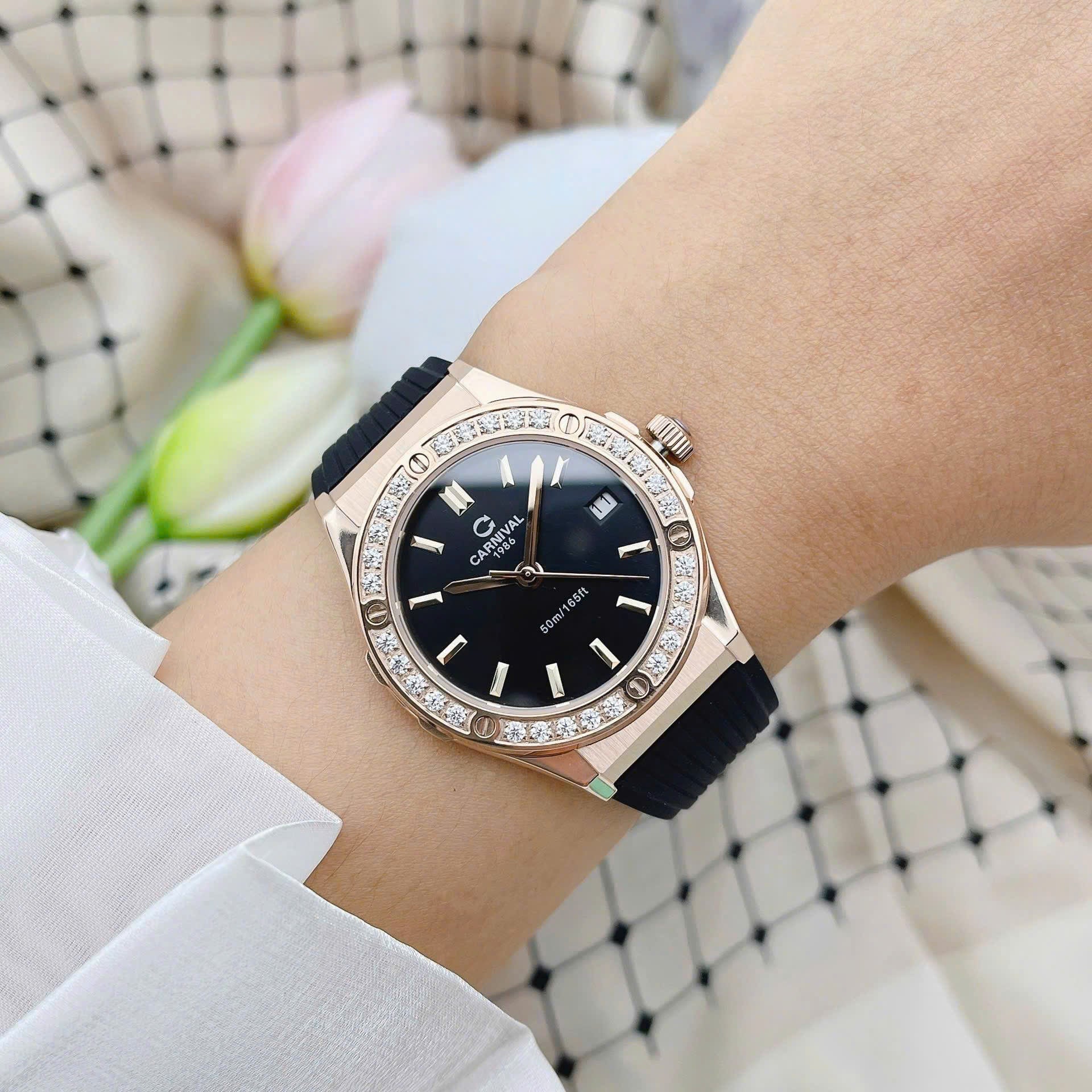 Carnival 8168L2 Rosegold Đen ( 8168L2-VH-DCS-D)