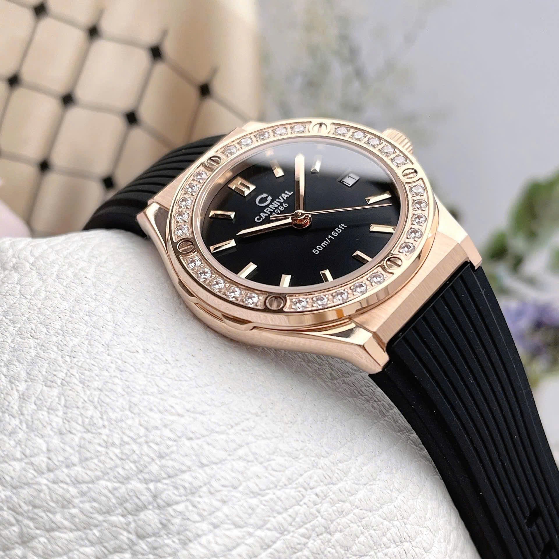Carnival 8168L2 Rosegold Đen ( 8168L2-VH-DCS-D)
