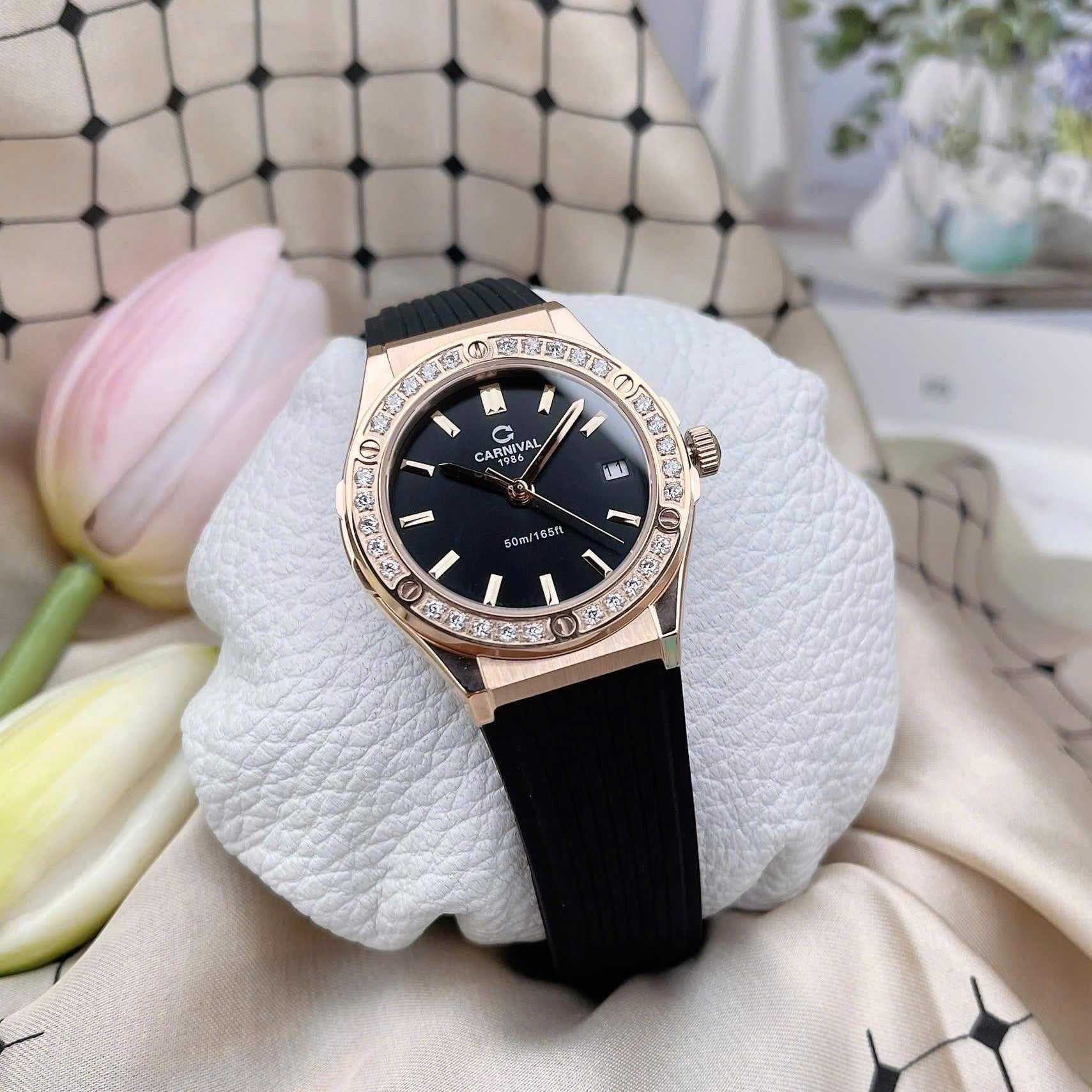 Carnival 8168L2 Rosegold Đen ( 8168L2-VH-DCS-D)