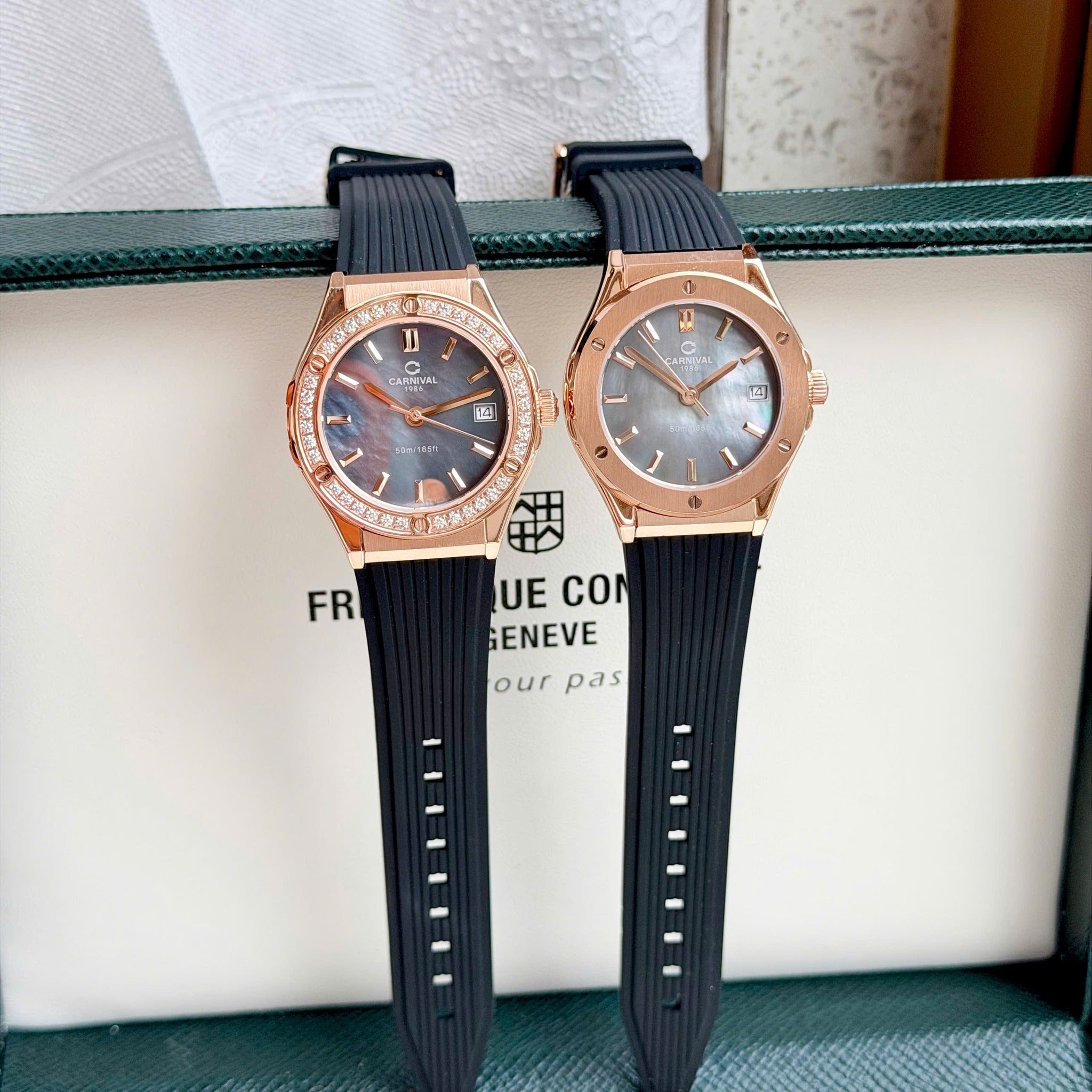 Carnival 8168L2 Rosegold Xà Cừ Tím ( 8168L2-VH-DCS-DK)