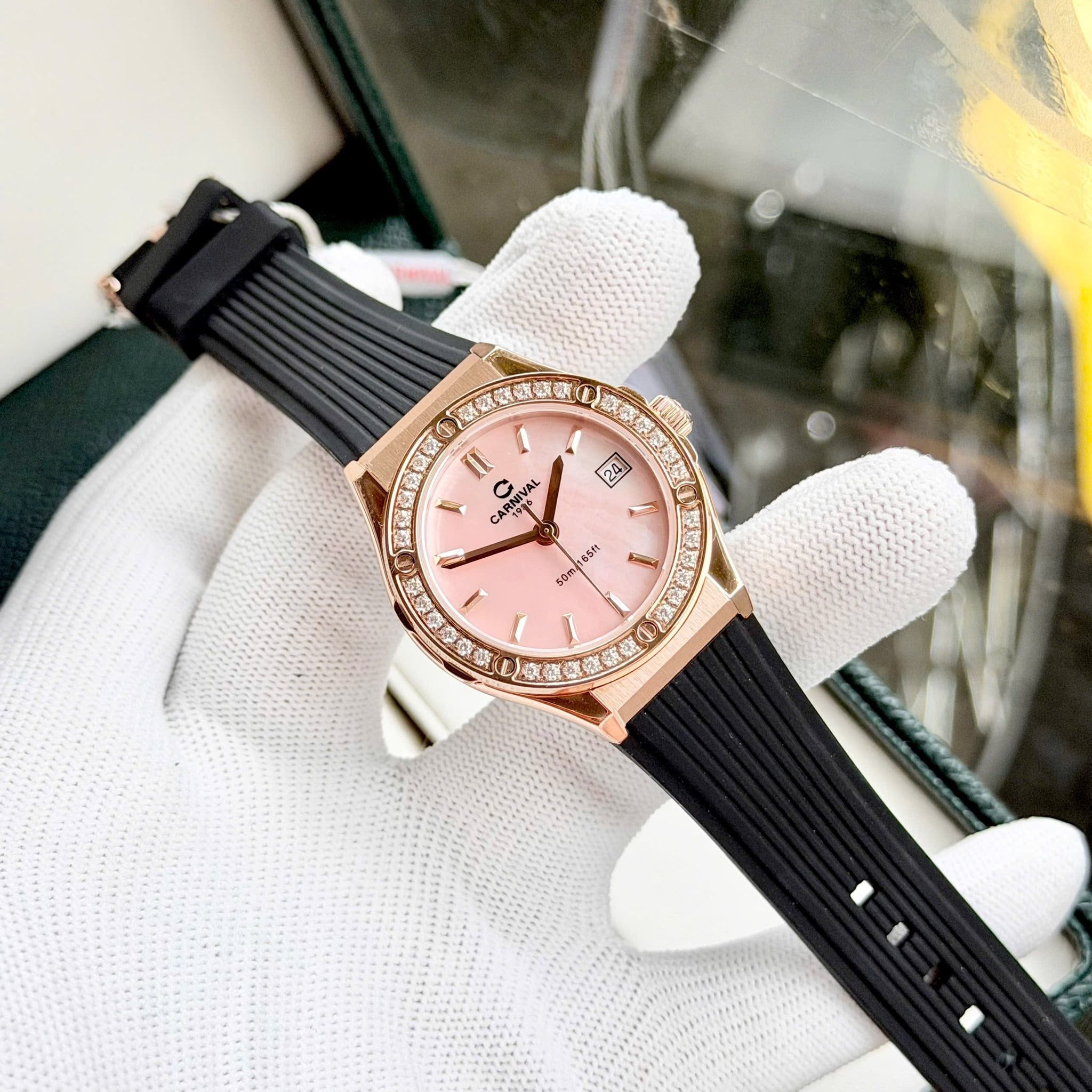 Carnival 8168L2 Rosegold Xà Cừ Hồng ( 8168L2-VH-DCS-HK)