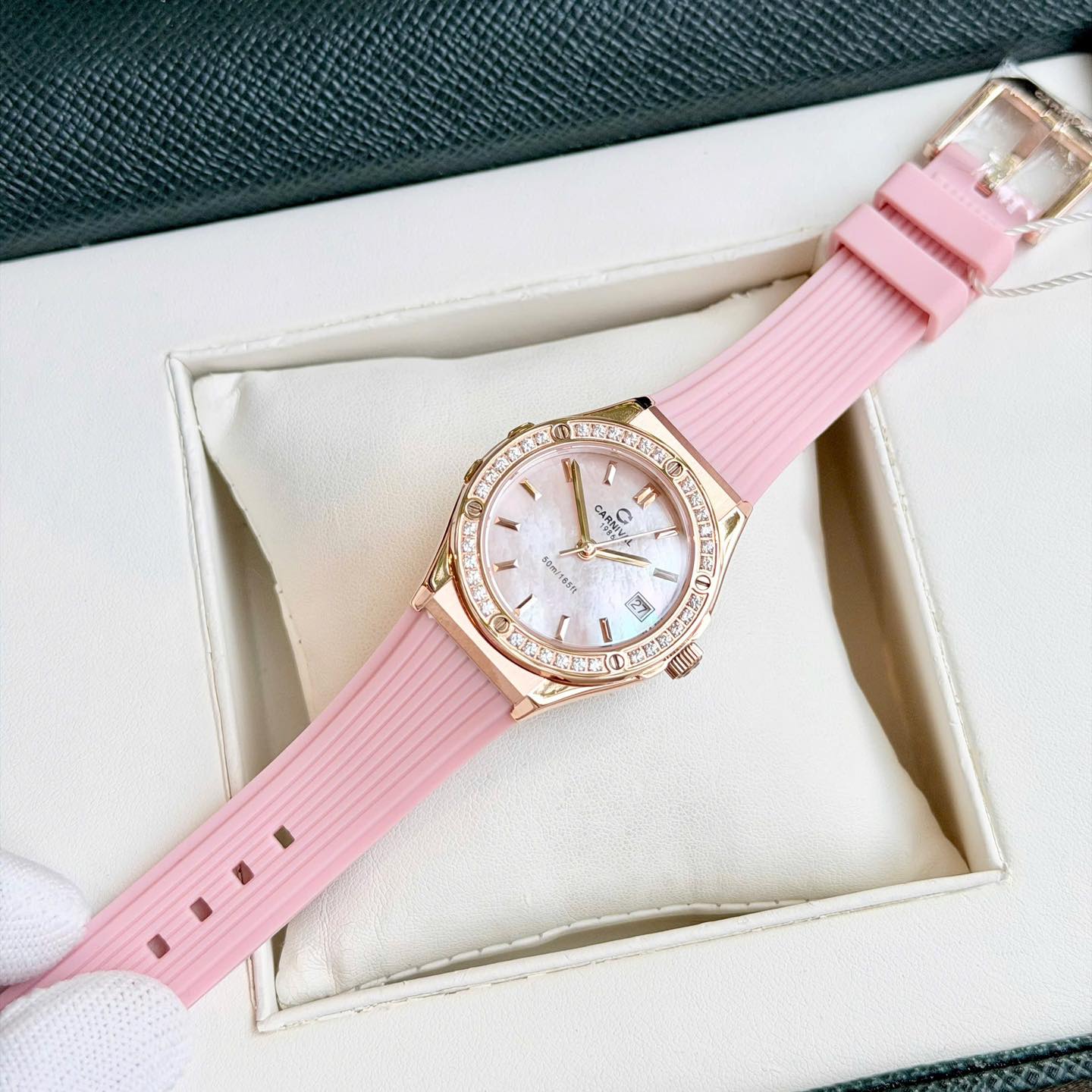 Carnival 8168L2 Rosegold Xà Cừ Hồng v2 (8168L2-VH-DCS-HK2)