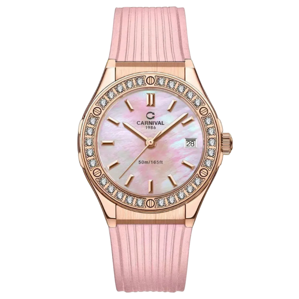 Carnival 8168L2 Rosegold Xà Cừ Hồng v2 (8168L2-VH-DCS-HK2)