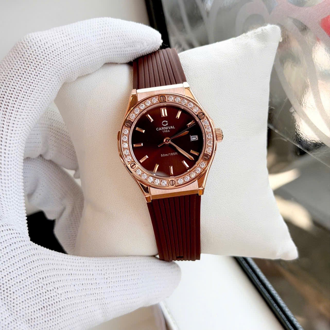 Carnival 8168L2 Rosegold Nâu ( 8168L2-VH-DCS-N)