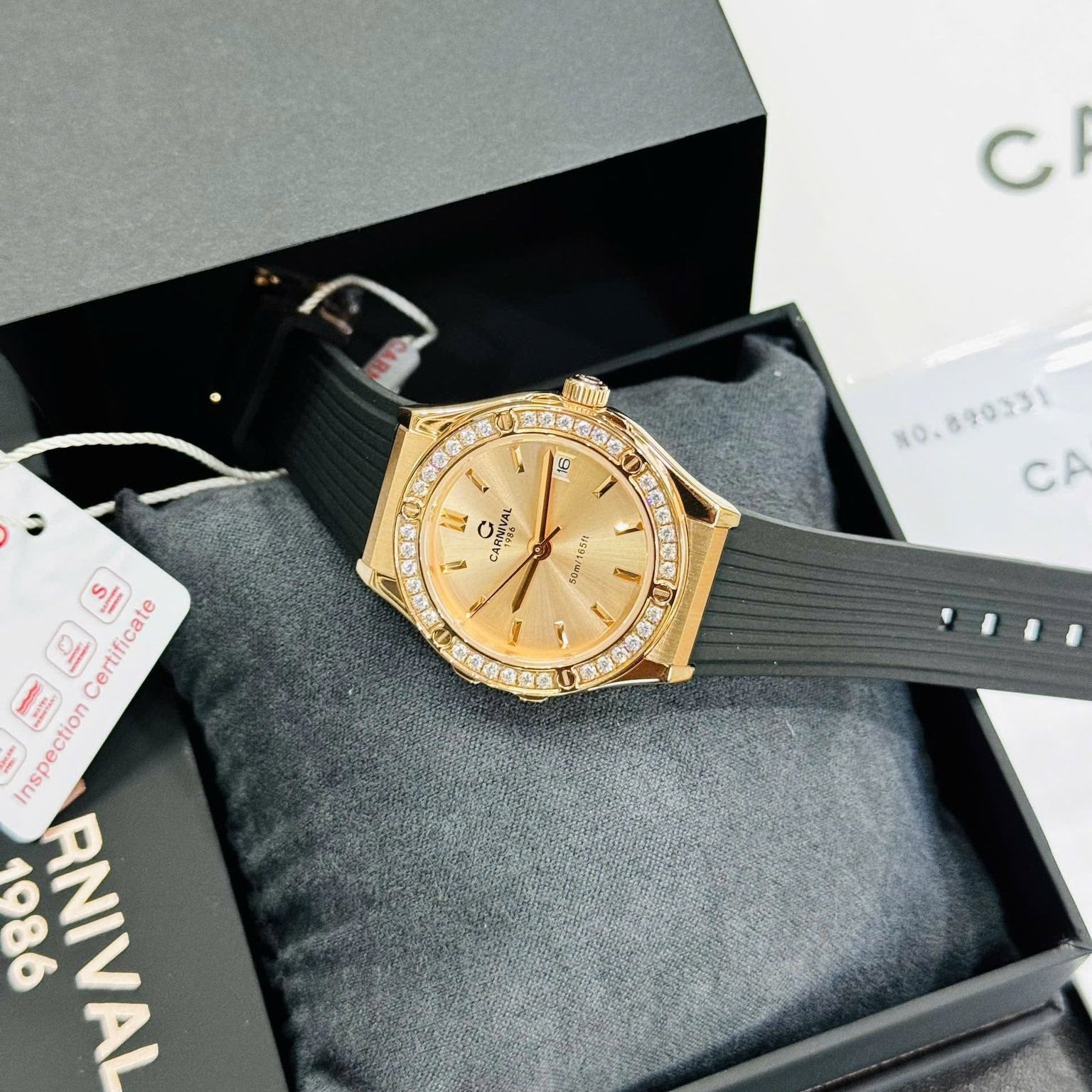 Carnival 8168L2 Rosegold Sundust ( 8168L2-VH-DCS-NN)