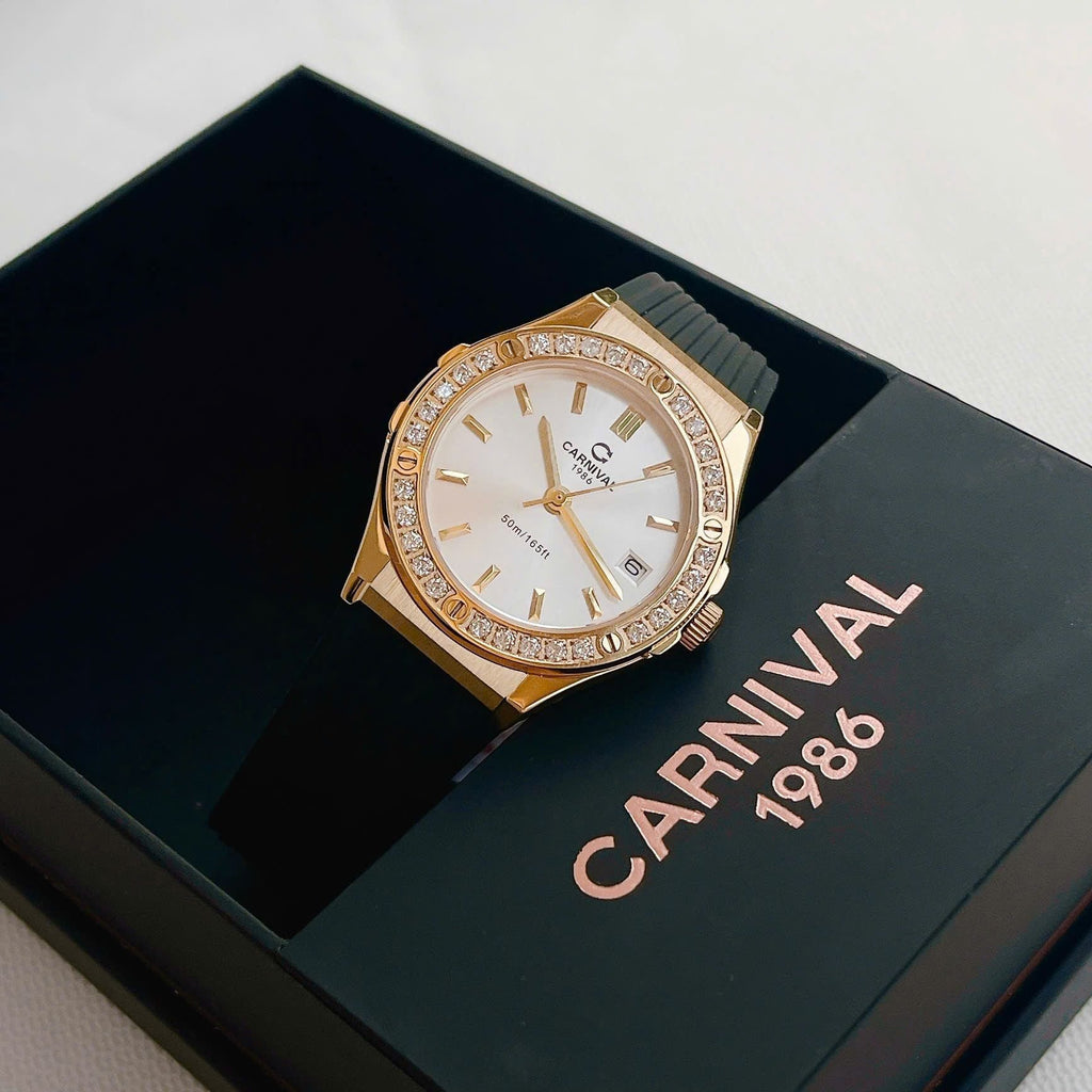 Carnival 8168L2 Rosegold Trắng ( 8168L2-VH-DCS-T)