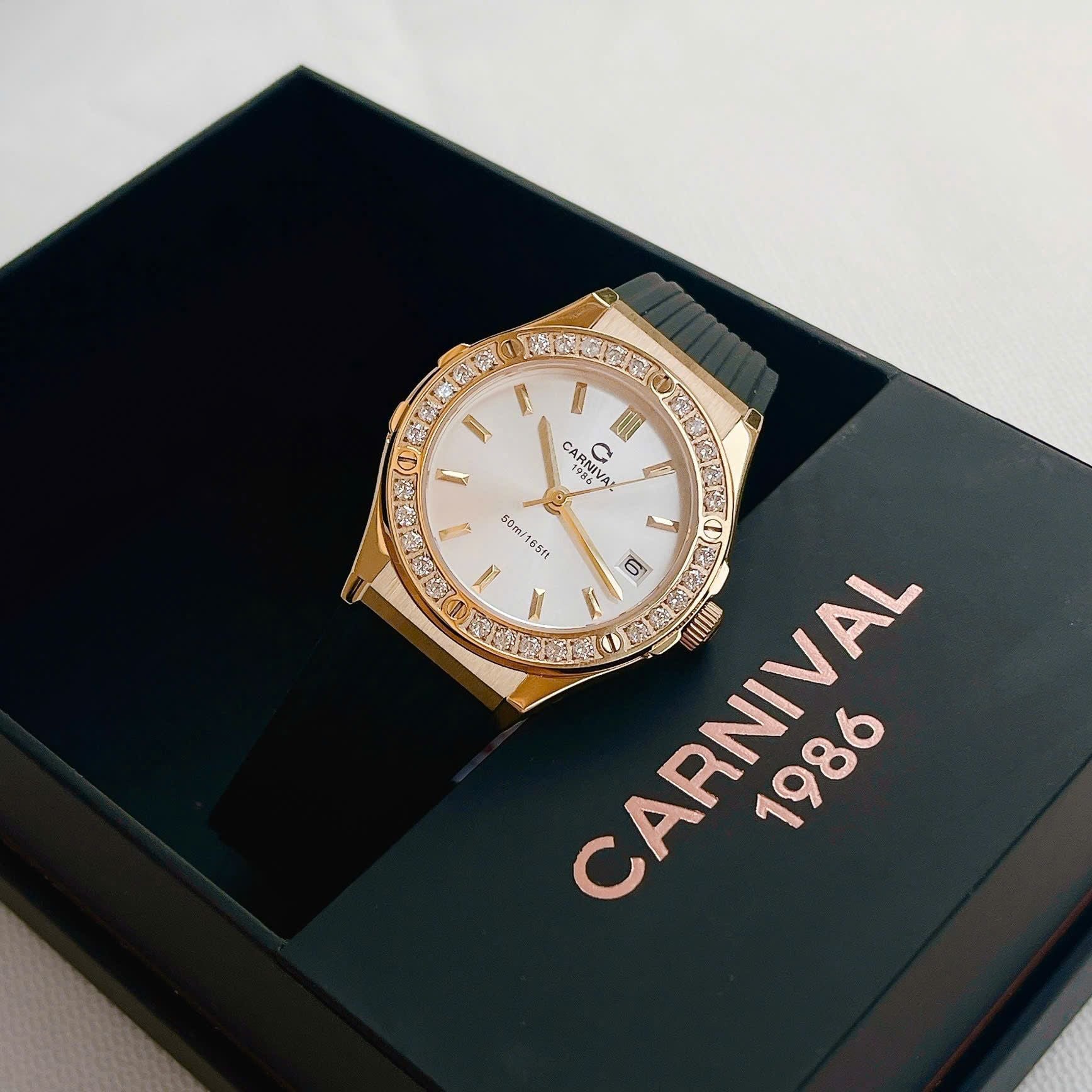 Carnival 8168L2 Rosegold Trắng ( 8168L2-VH-DCS-T)