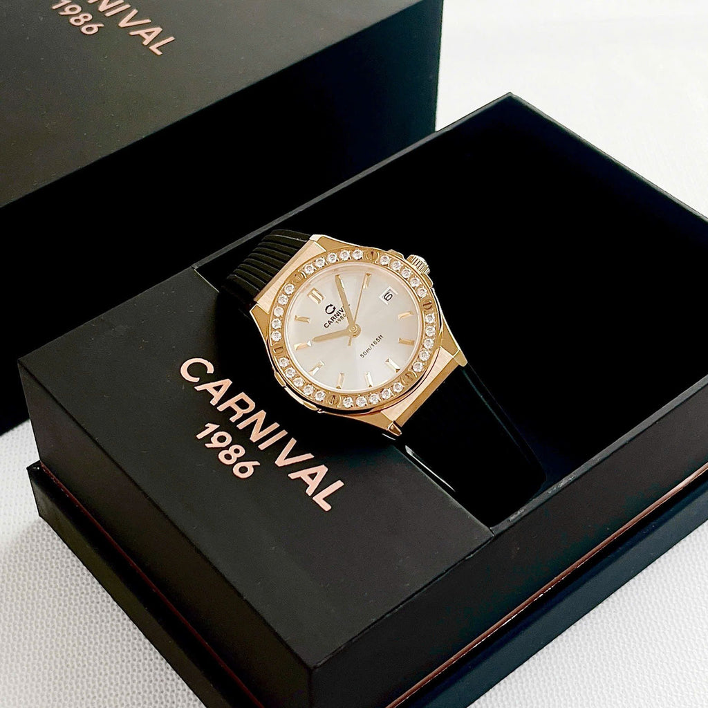 Carnival 8168L2 Rosegold Trắng ( 8168L2-VH-DCS-T)