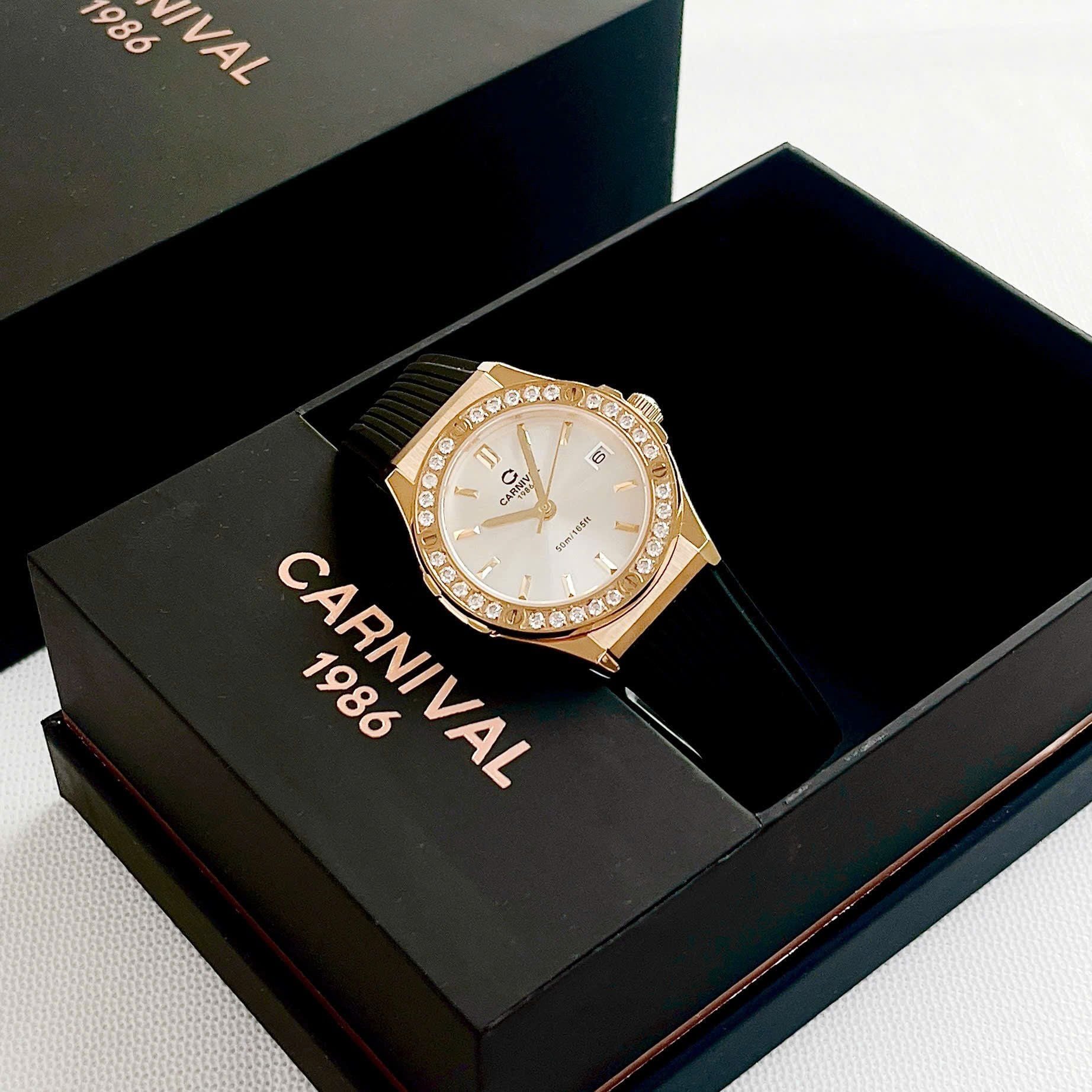 Carnival 8168L2 Rosegold Trắng ( 8168L2-VH-DCS-T)
