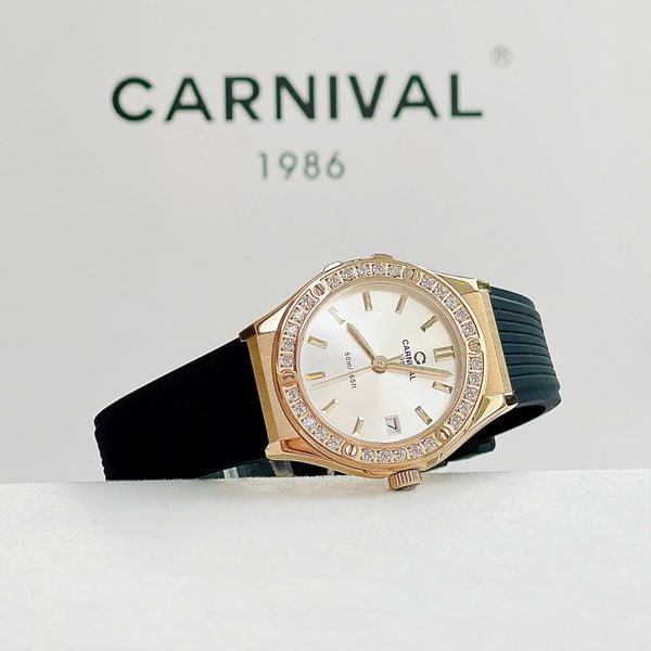 Carnival 8168L2 Rosegold Trắng ( 8168L2-VH-DCS-T)