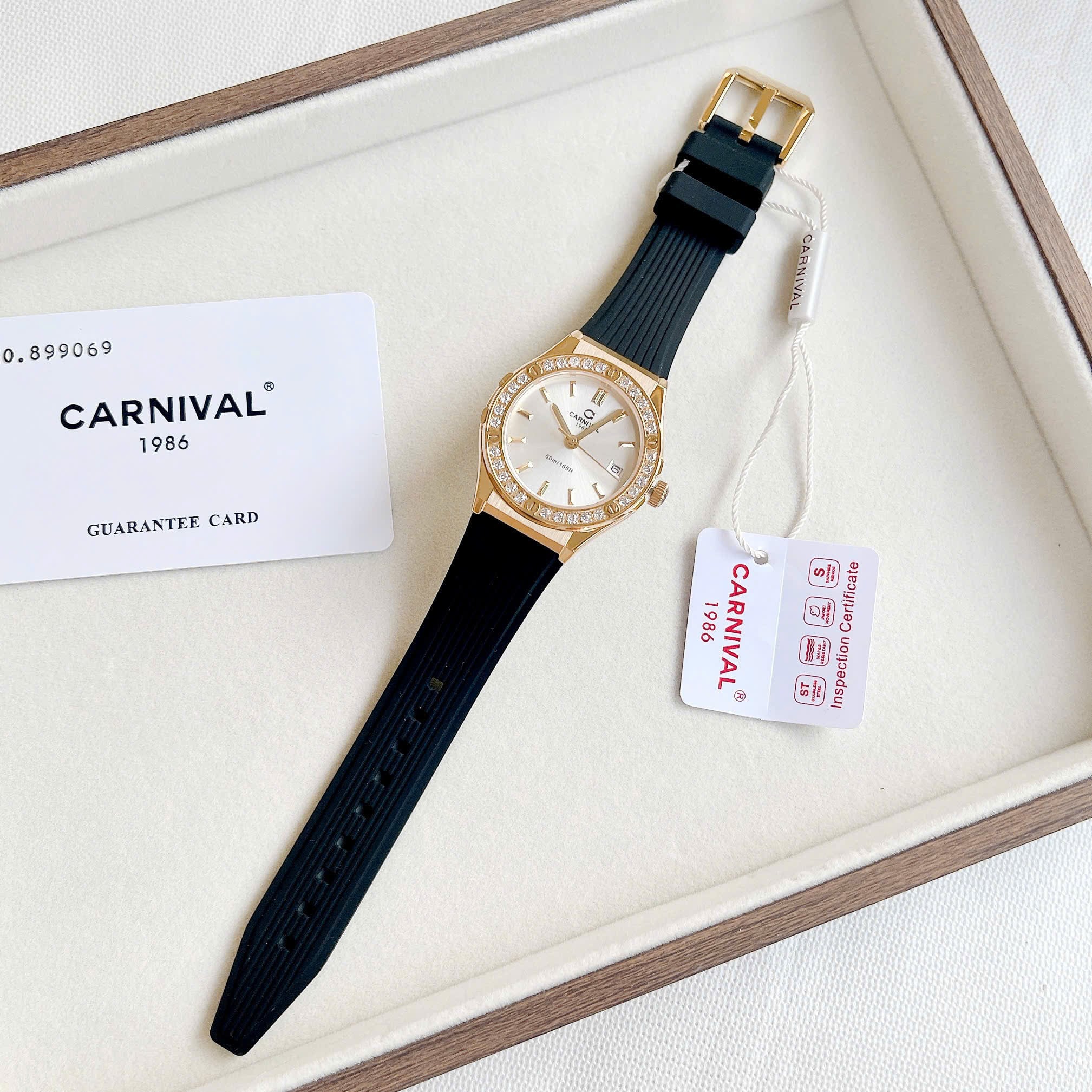Carnival 8168L2 Rosegold Trắng ( 8168L2-VH-DCS-T)