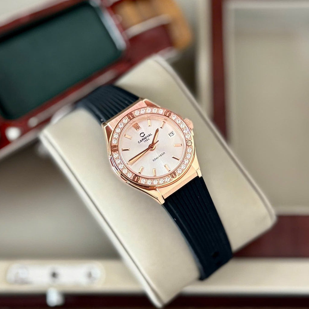 Carnival 8168L2 Rosegold Trắng ( 8168L2-VH-DCS-T)