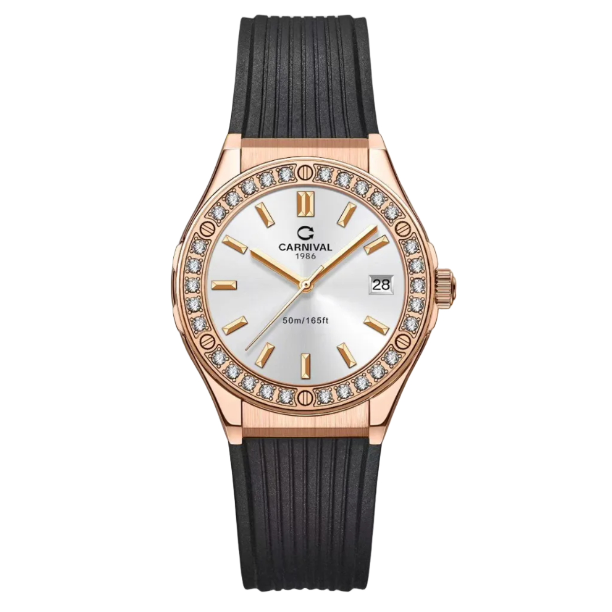 Carnival 8168L2 Rosegold Trắng ( 8168L2-VH-DCS-T)