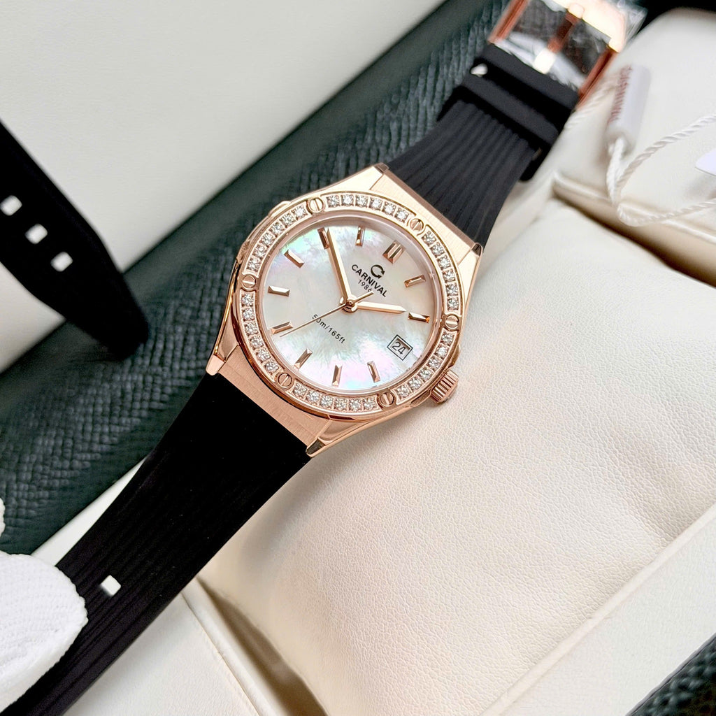 Carnival 8168L2 Rosegold Xà Cừ Trắng ( 8168L2-VH-DCS-TK)
