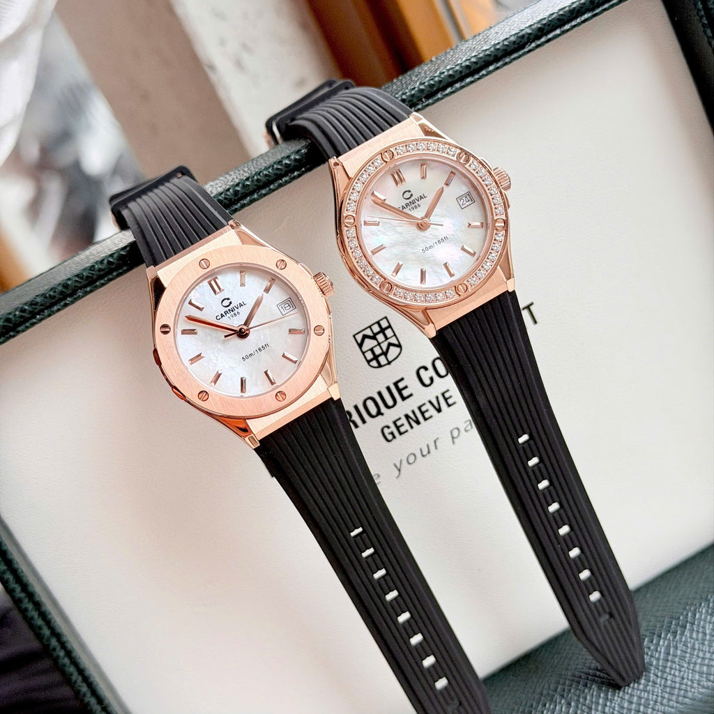 Carnival 8168L2 Rosegold Xà Cừ Trắng ( 8168L2-VH-DCS-TK)