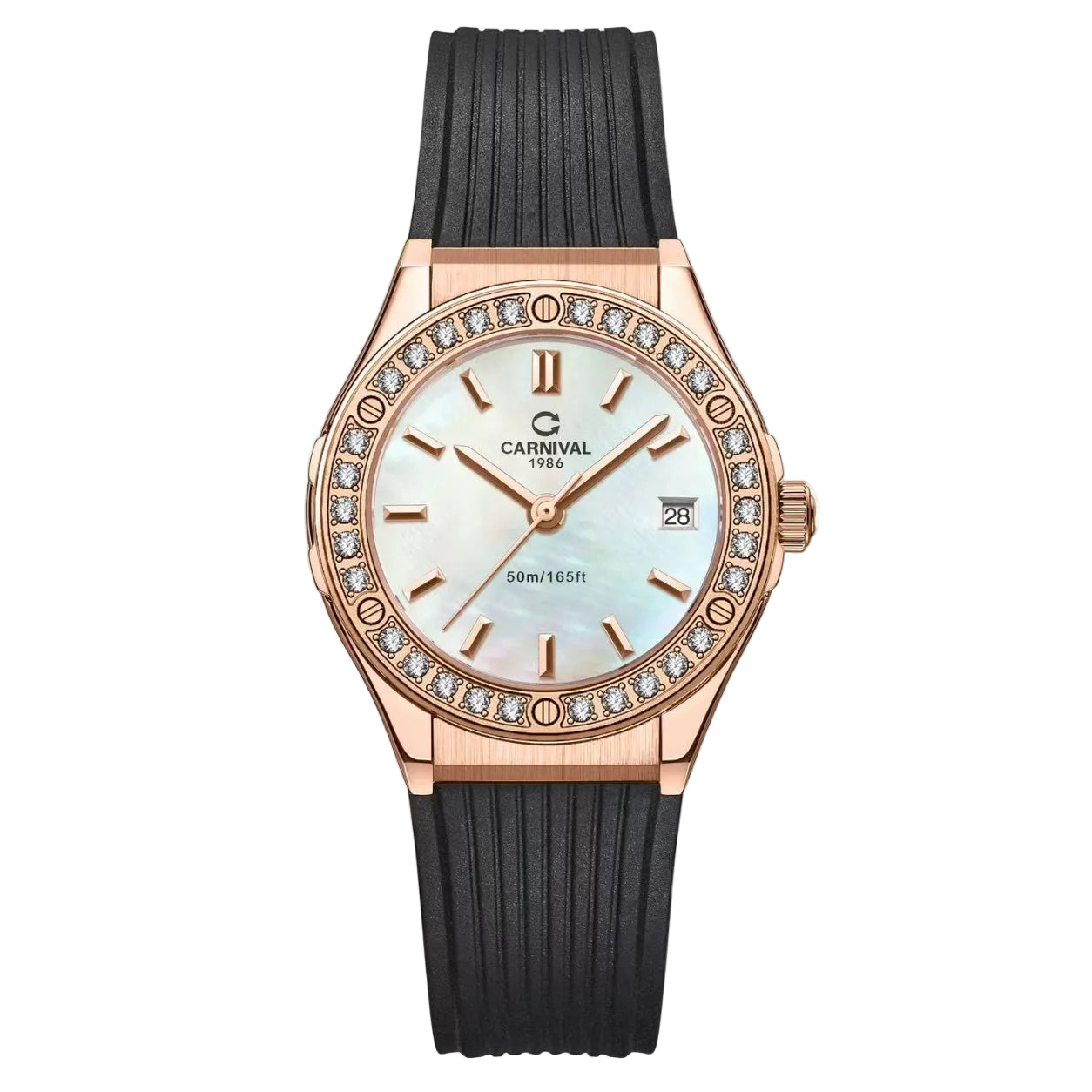 Carnival 8168L2 Rosegold Xà Cừ Trắng ( 8168L2-VH-DCS-TK)