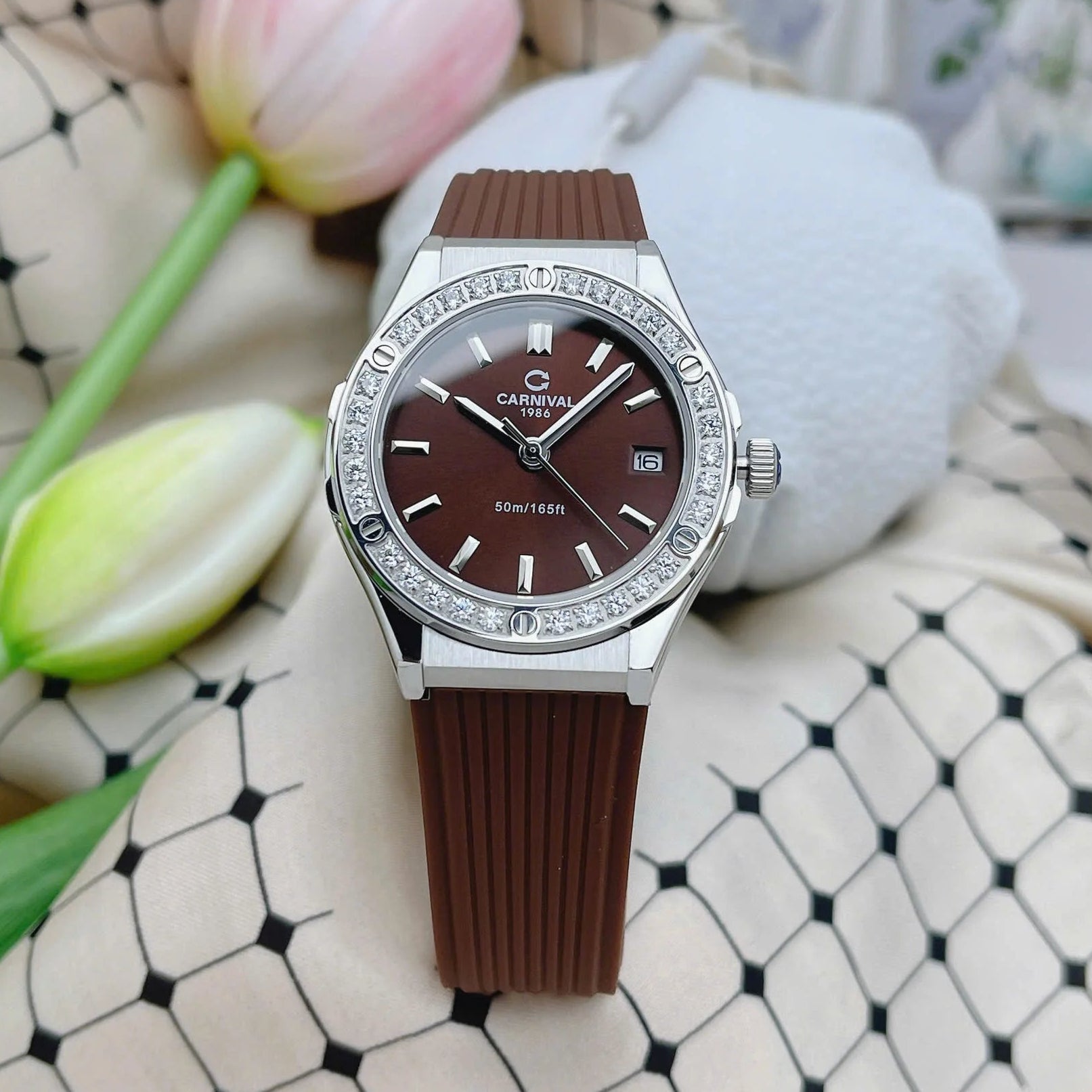 Carnival 8168L2 Bạc Nâu ( 8168L2-VT-DCS-N)