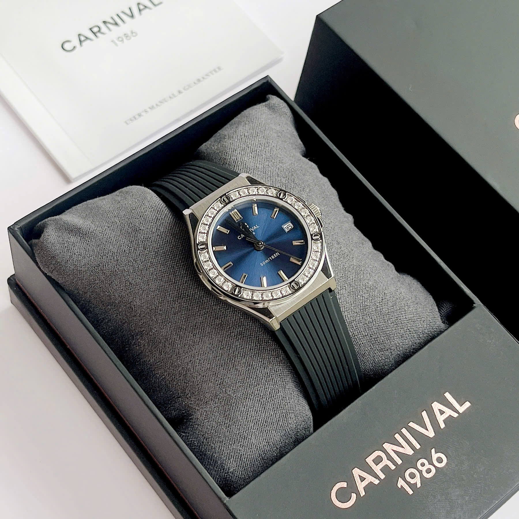 Carnival 8168L2 Bạc Xanh ( 8168L2-VT-DCS-X)