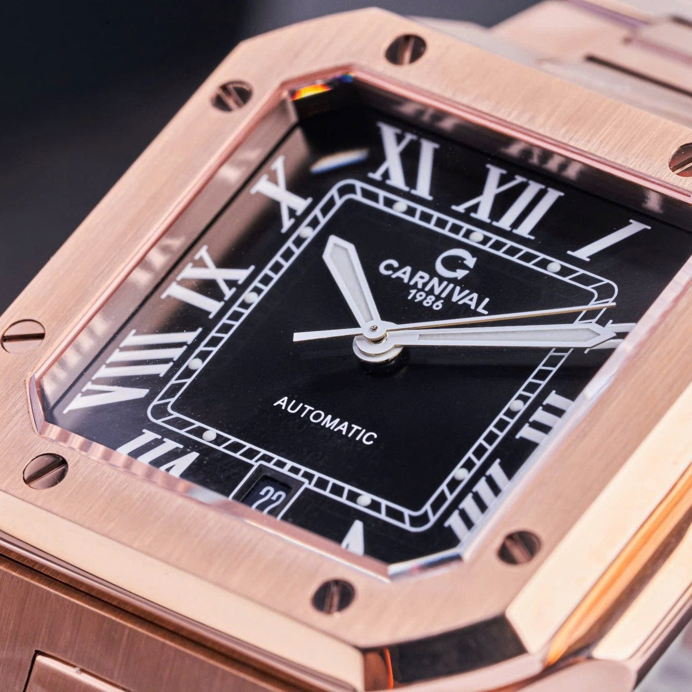 Carnival 8169G Rosegold Đen ( 8169G-VH-D)