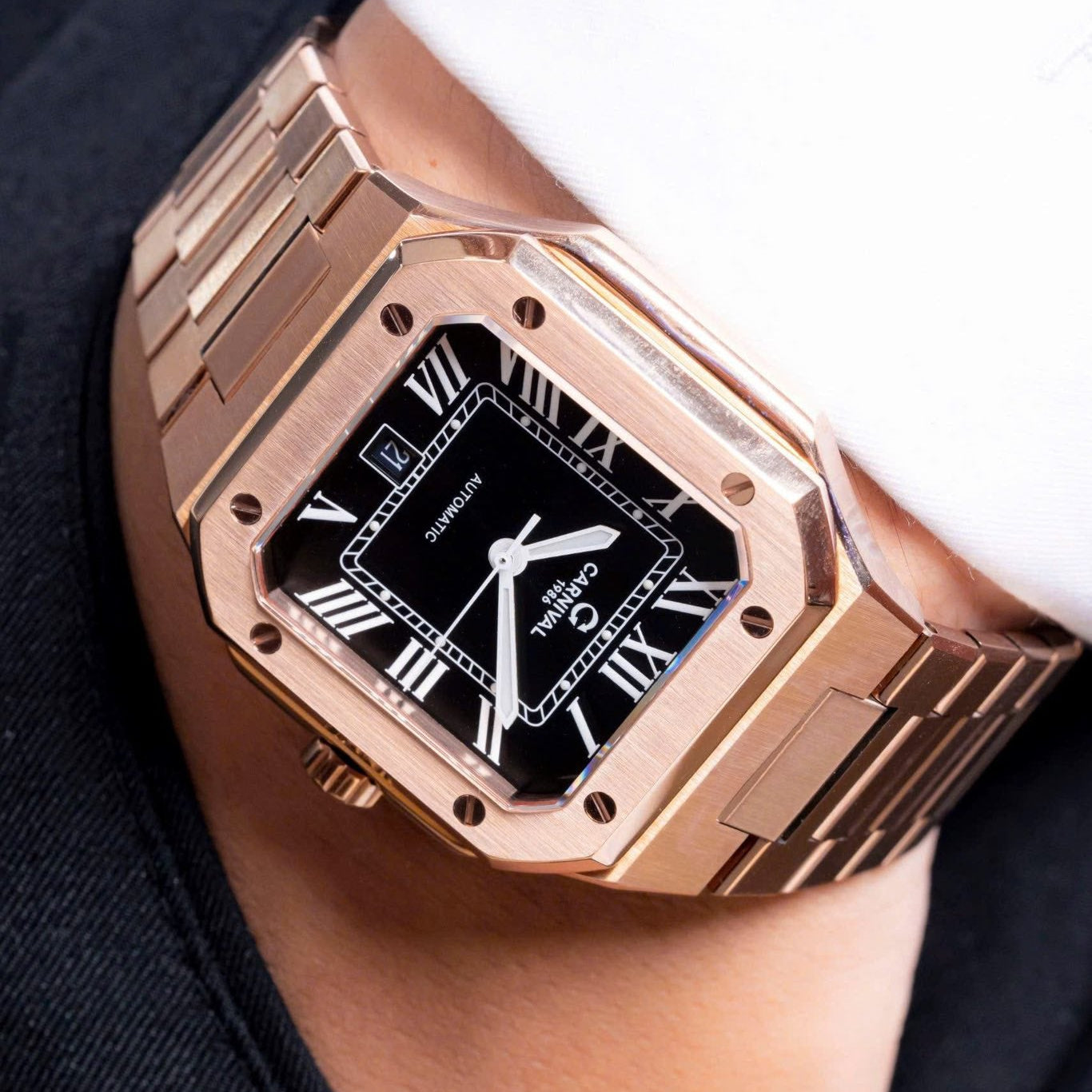 Carnival 8169G Rosegold Đen ( 8169G-VH-D)