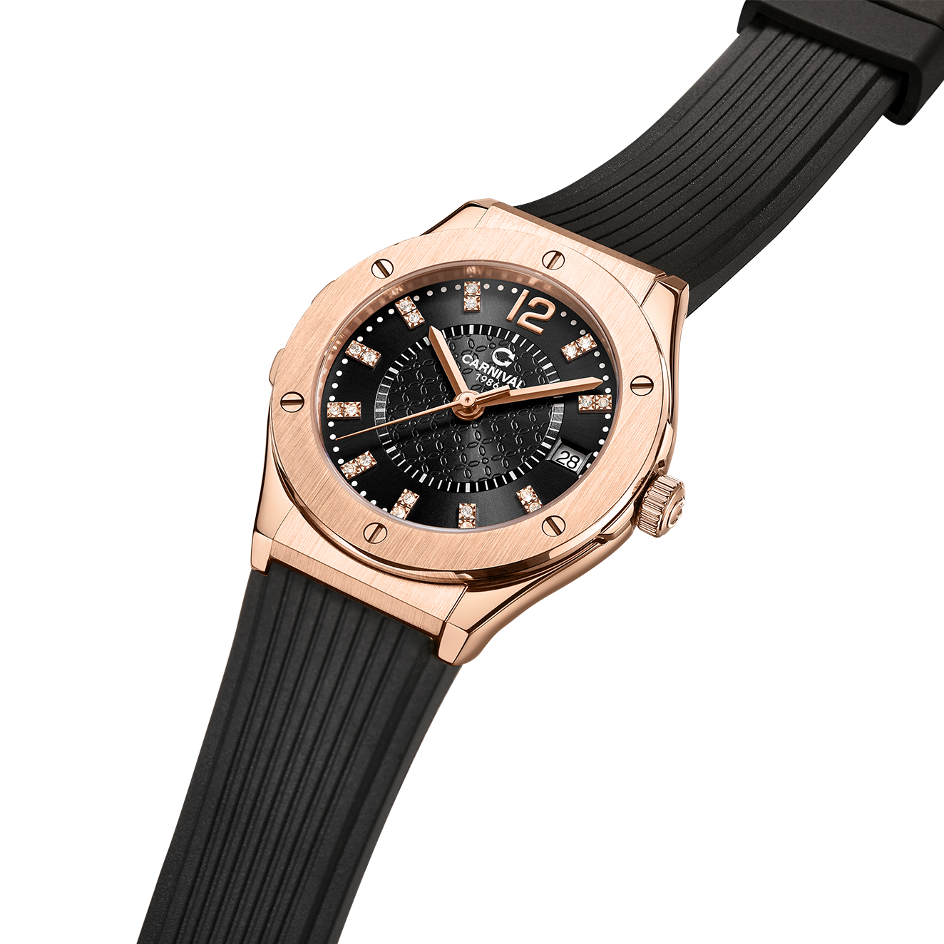 Carnival 8173L Rosegold Đen ( 8173L-VH-DCS-D)