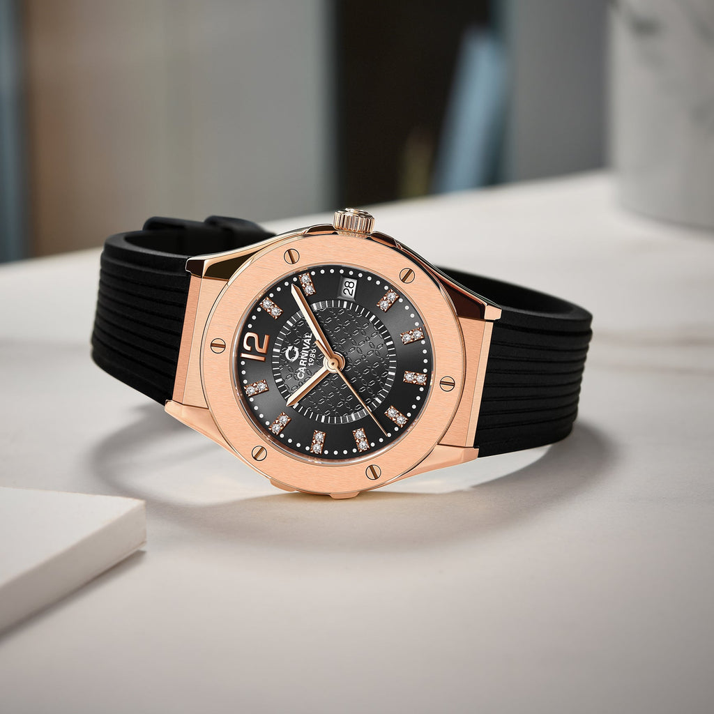 Carnival 8173L Rosegold Đen ( 8173L-VH-DCS-D)