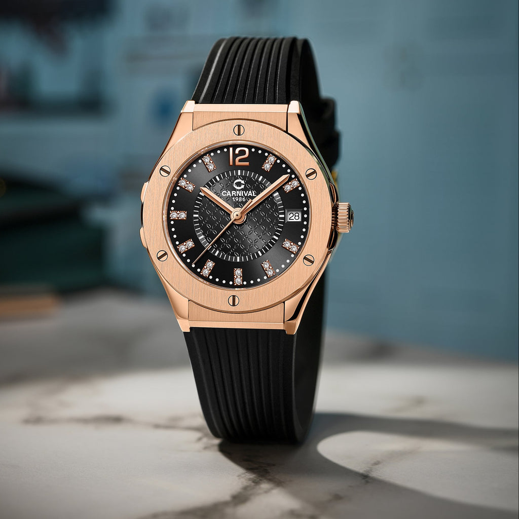 Carnival 8173L Rosegold Đen ( 8173L-VH-DCS-D)