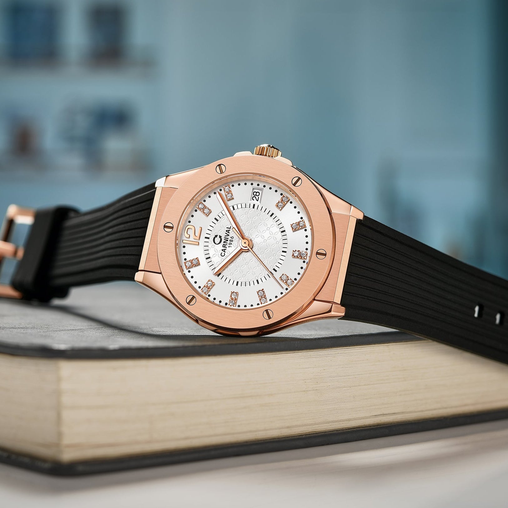 Carnival 8173L Rosegold Trắng ( 8173L-VH-DCS-T )