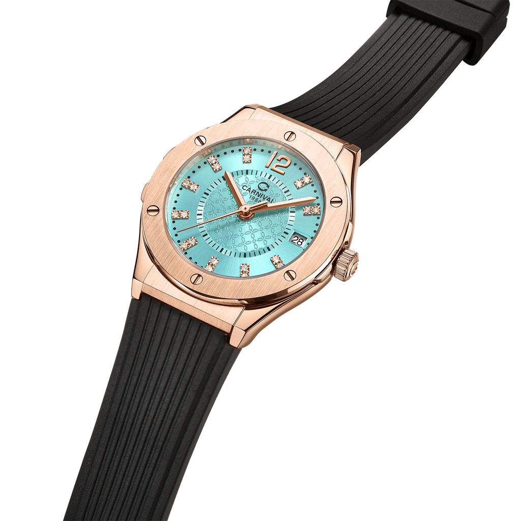 Carnival 8173L Rosegold Tiffany Blue ( 8173L-VH-DCS-XD )