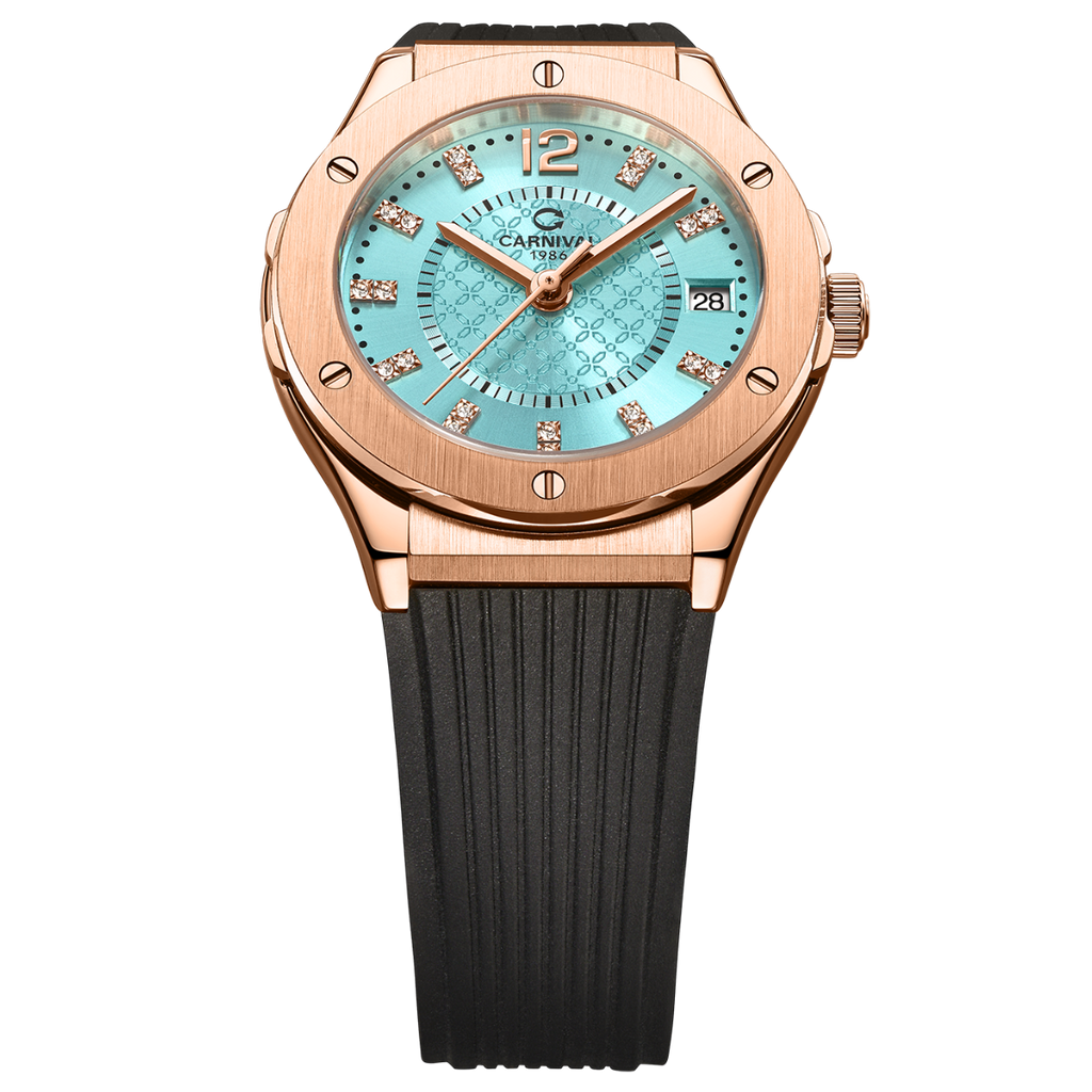 Carnival 8173L Rosegold Tiffany Blue ( 8173L-VH-DCS-XD )