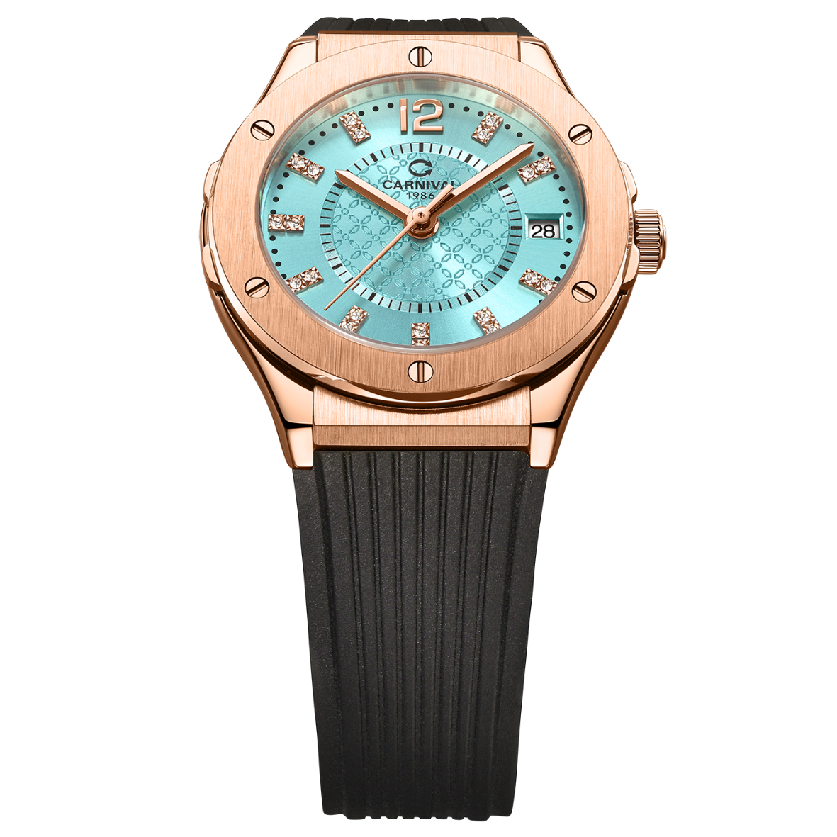 Carnival 8173L Rosegold Tiffany Blue ( 8173L-VH-DCS-XD )