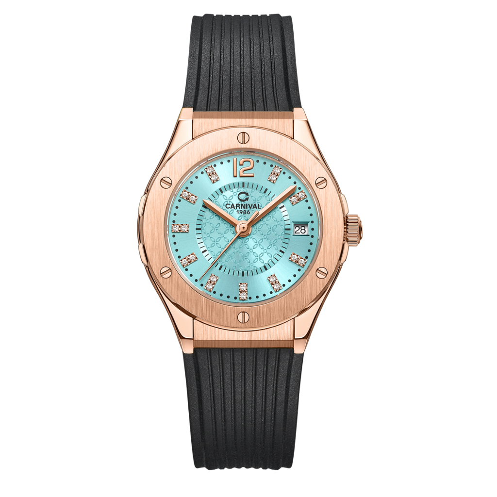 Carnival 8173L Rosegold Tiffany Blue ( 8173L-VH-DCS-XD )