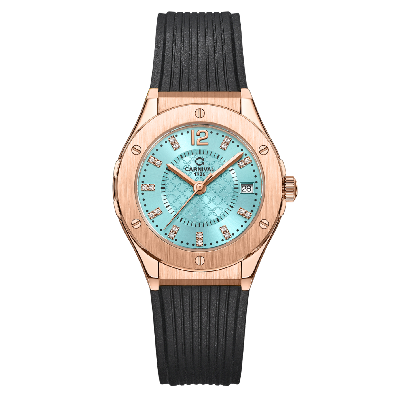 Carnival 8173L Rosegold Tiffany Blue ( 8173L-VH-DCS-XD )